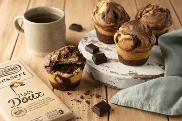Muffins marbrés