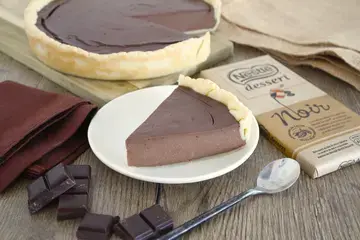 Flan pâtissier au chocolat noir