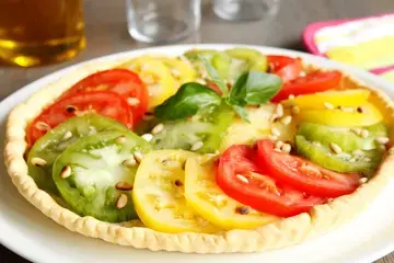 Tarte froide à la tomate