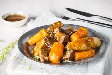 Tajine boeuf carotte pruneaux Cookeo