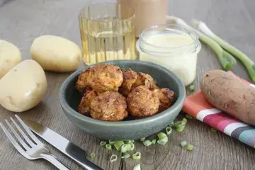 Ball's chou fleur patate douce tofu