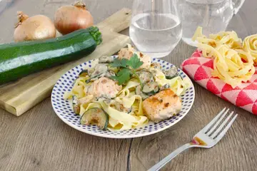 Tagliatelles aux courgettes