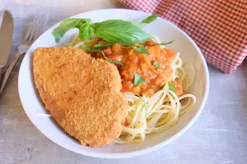 Escalope de soja à la napolitaine