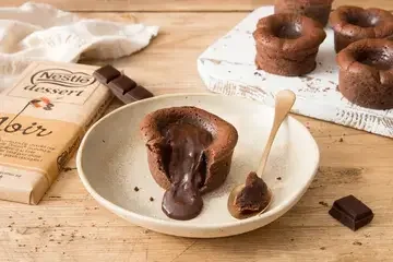 Coeurs coulants au chocolat Nestlé Dessert