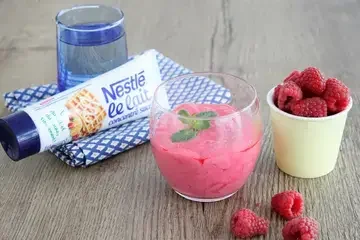 Velouté de framboises au Lait Concentré Sucré