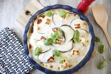 Moussaka d'agneau à la feta