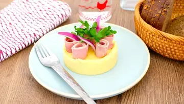 Jambon purée façon tarte