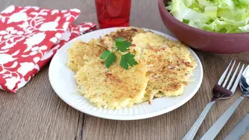 Omelette riz jambon