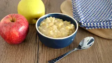 Semoule au lait caramel bébé