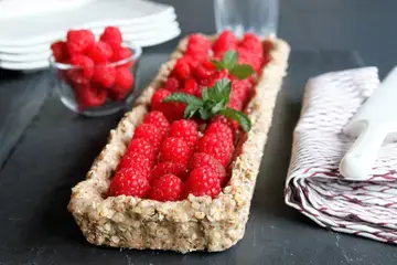 tarte framboises