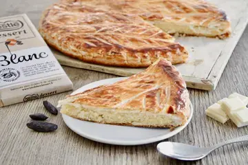 Galette des rois chocolat blanc tonka