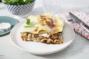 Lasagnes chèvre courgettes