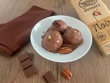 Glace au chocolat