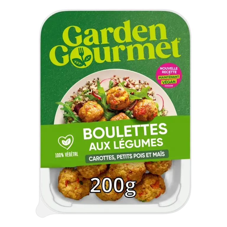 GARDEN GOURMET Vegetable Balls Peel Pack 4x200g FR