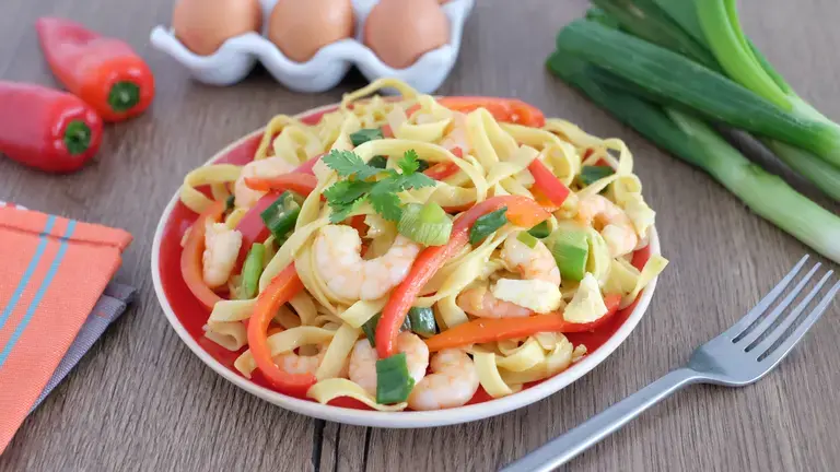 Pad thai crevettes
