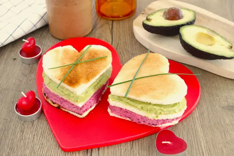 Club sandwich betterave avocat ricotta