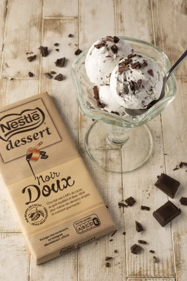 Glace stracciatella