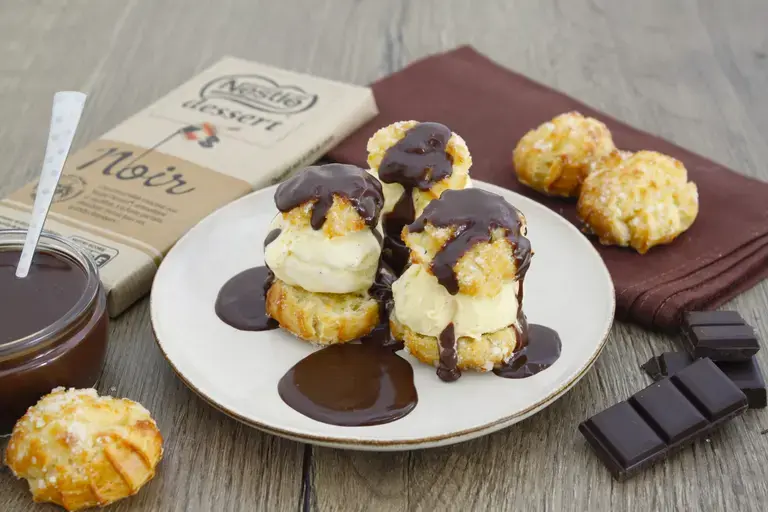 Profiteroles sauce chocolat