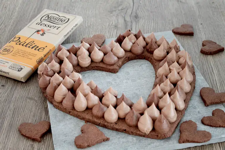 Coeur sablé