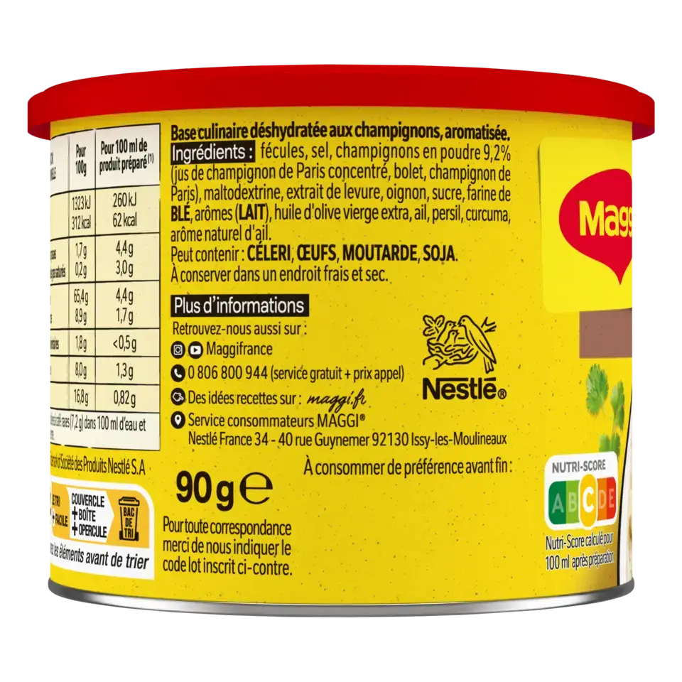 MAGGI Stock Mushroom Can 6x90g FR