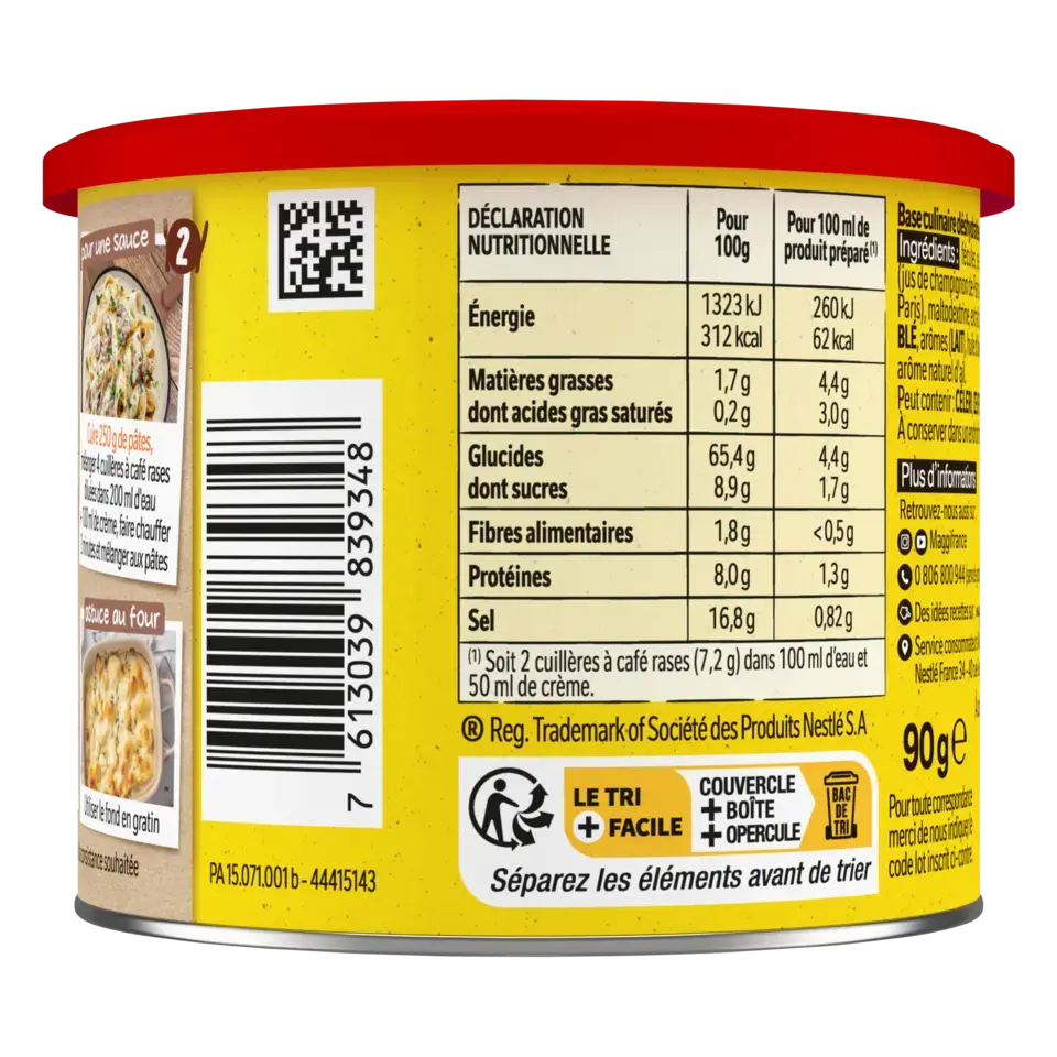 MAGGI Stock Mushroom Can 6x90g FR
