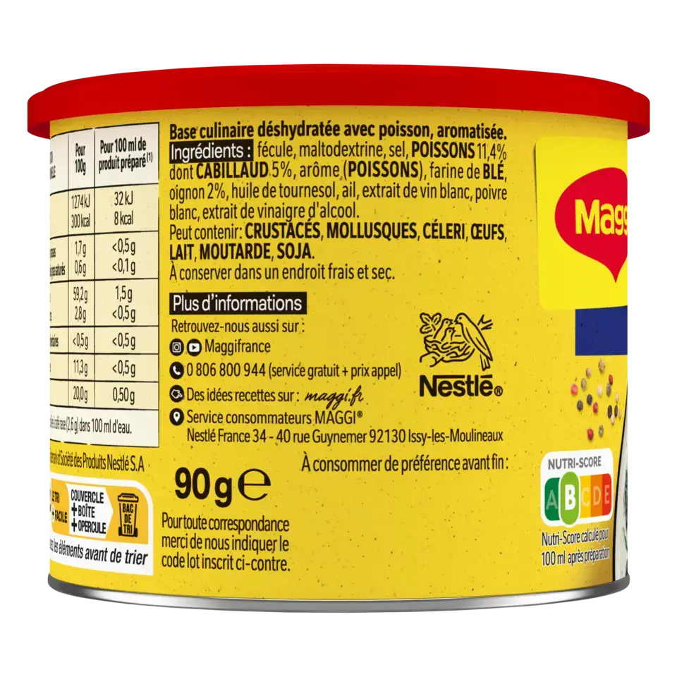 MAGGI Aroma Fish Can 6x90g FR