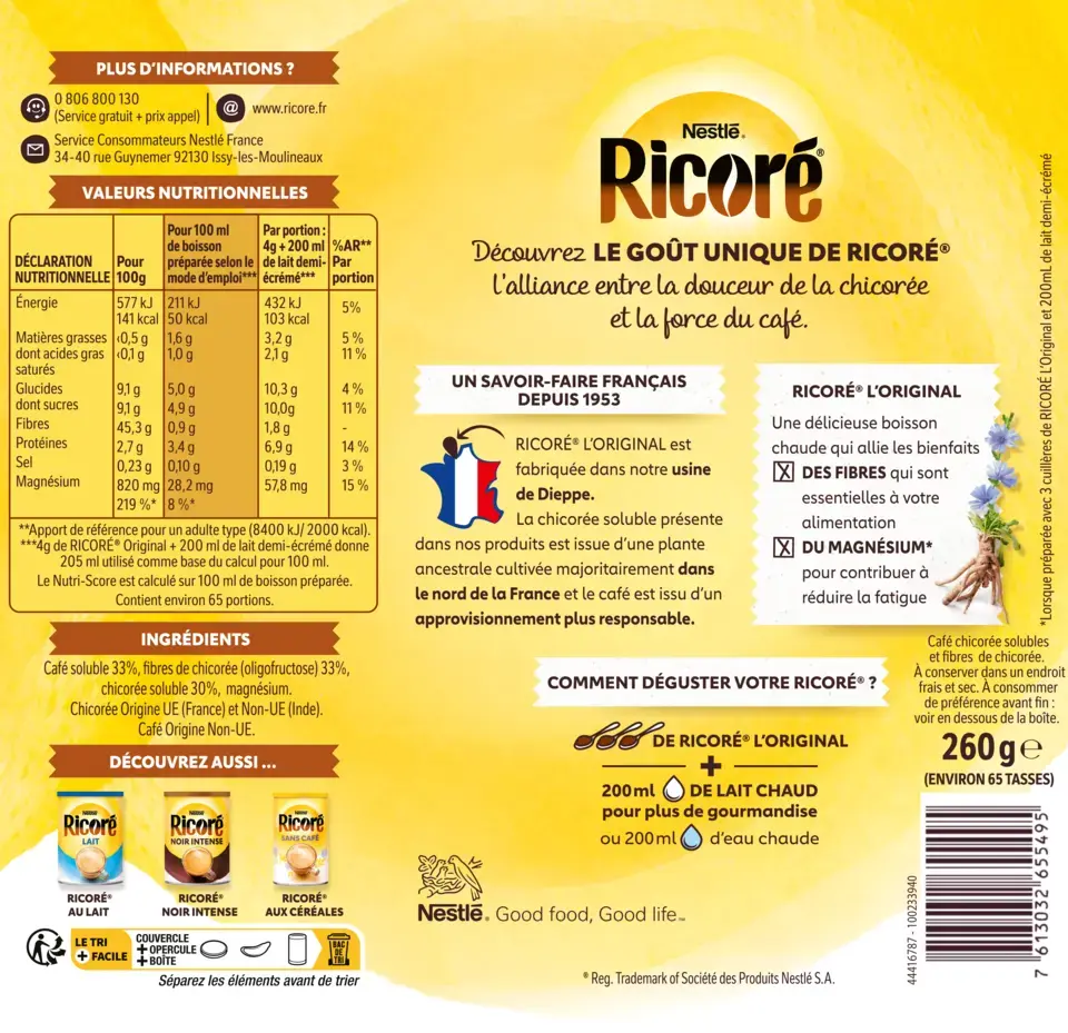 RICORE Tin-Paper 260g FR