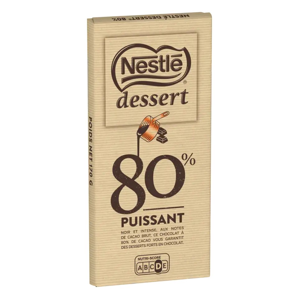 DESSERT Dark Chocolate 80% Box 19x170g FR