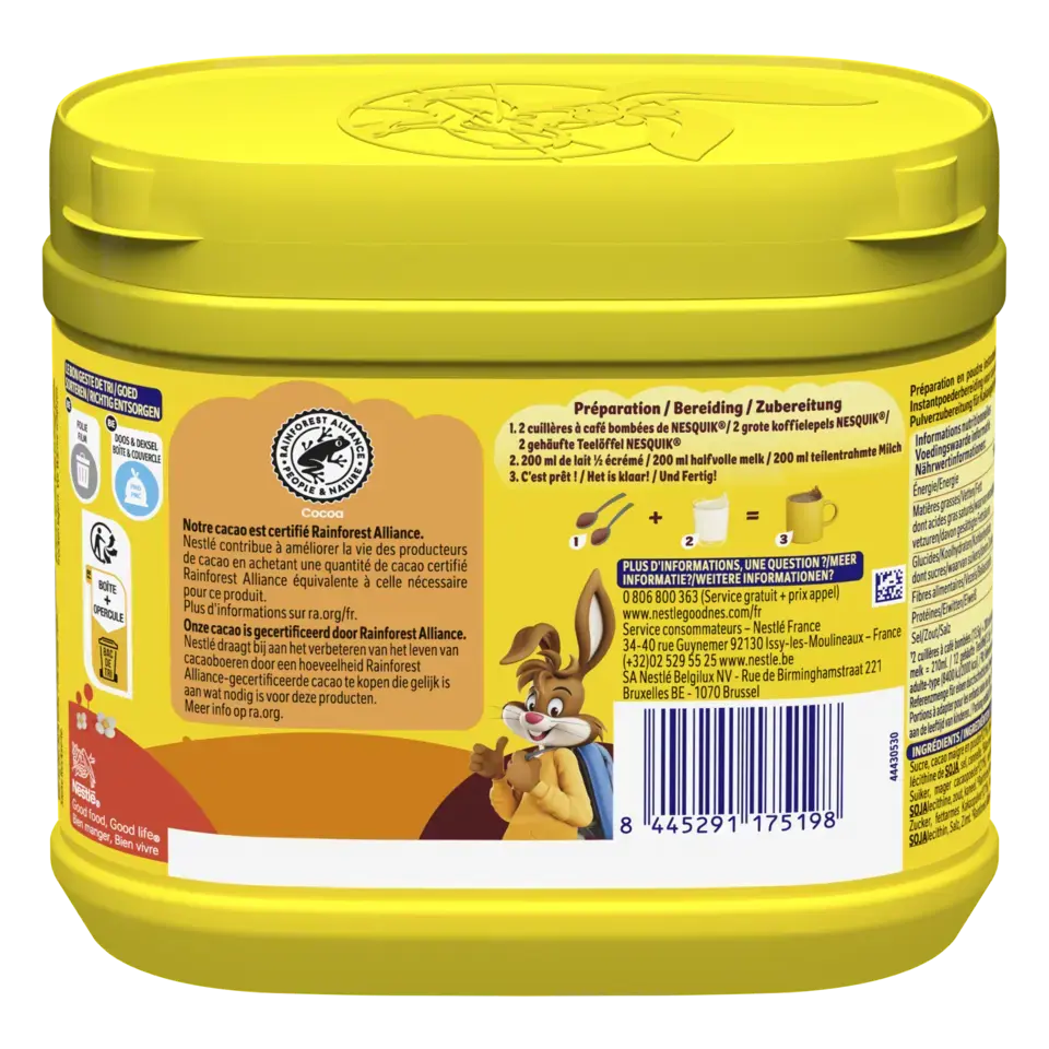 NESQUIK Choconutty Plasticbox Tub 12x350g FR