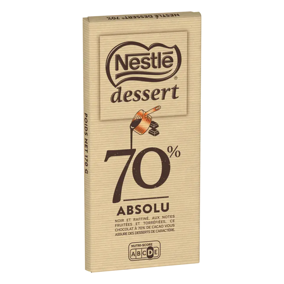 DESSERT Noir 70% Wrapper 22x170g FR