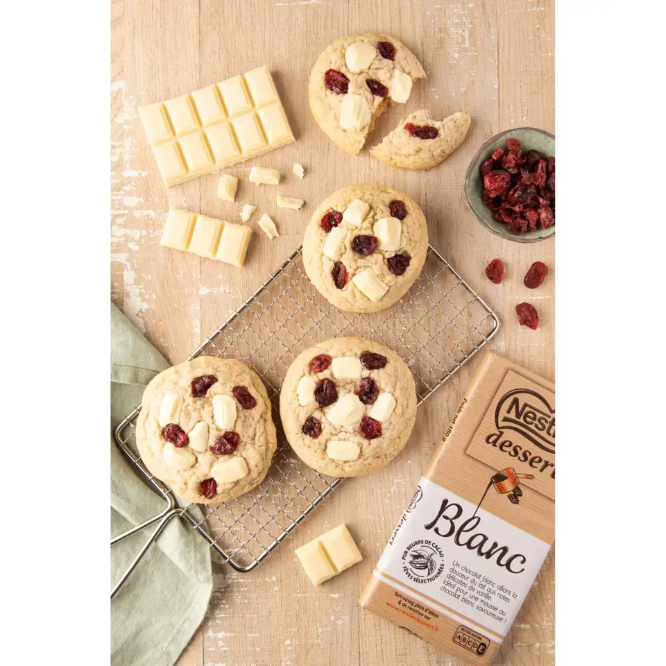 DESSERT Cranberries Cookies Escale Gourmande Recipe FR
