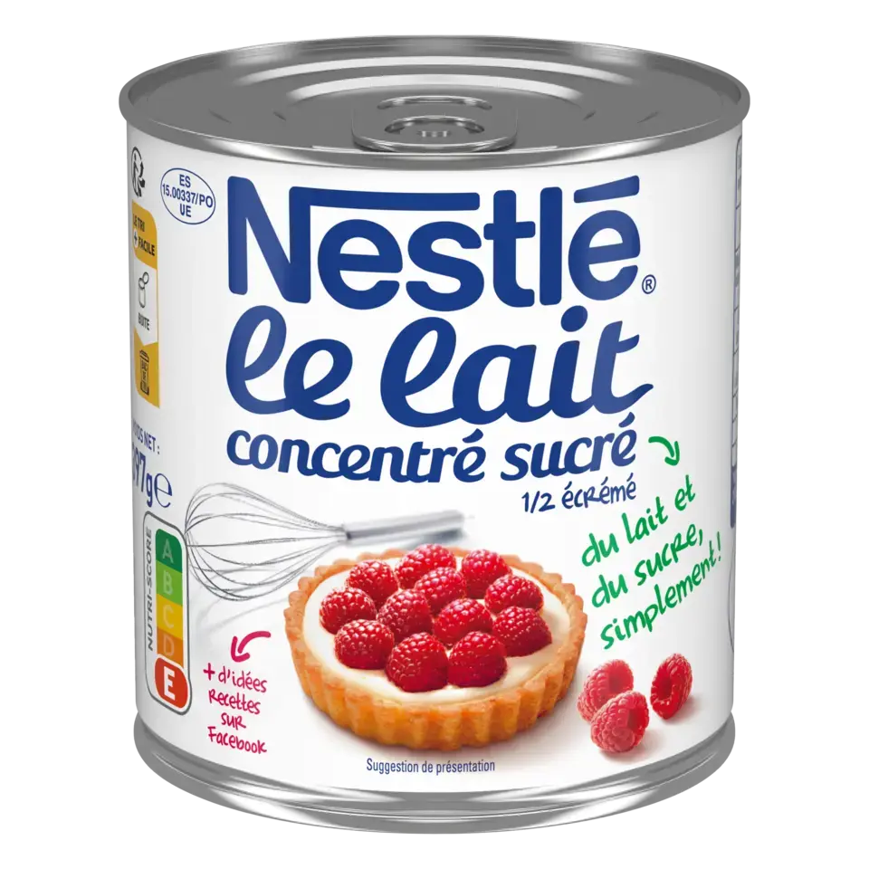 NESTLE Sweetened Condensed Milk 4% Fat Can 12x397gr FR