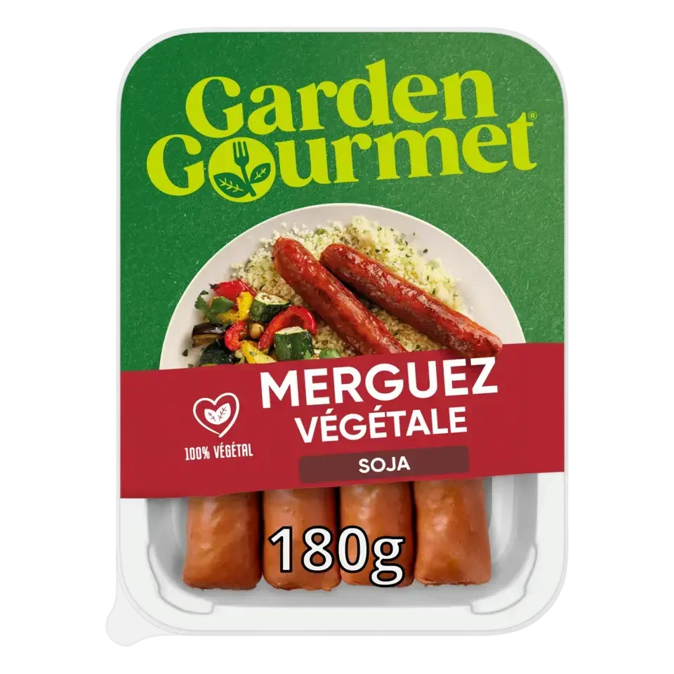 GARDEN GOURMET Sensational Sausage Merguez Peel Pack 56x180g FR