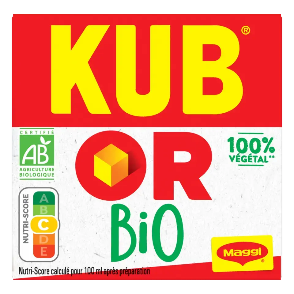 MAGGI KUB OR Organic Box 128g FR