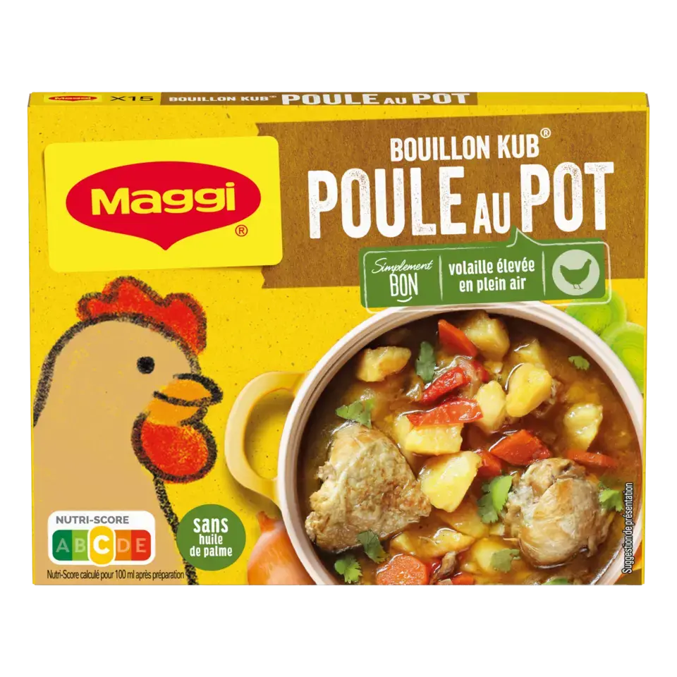 MAGGI Bouillon H Boiling Fowl Carton 20x150g FR