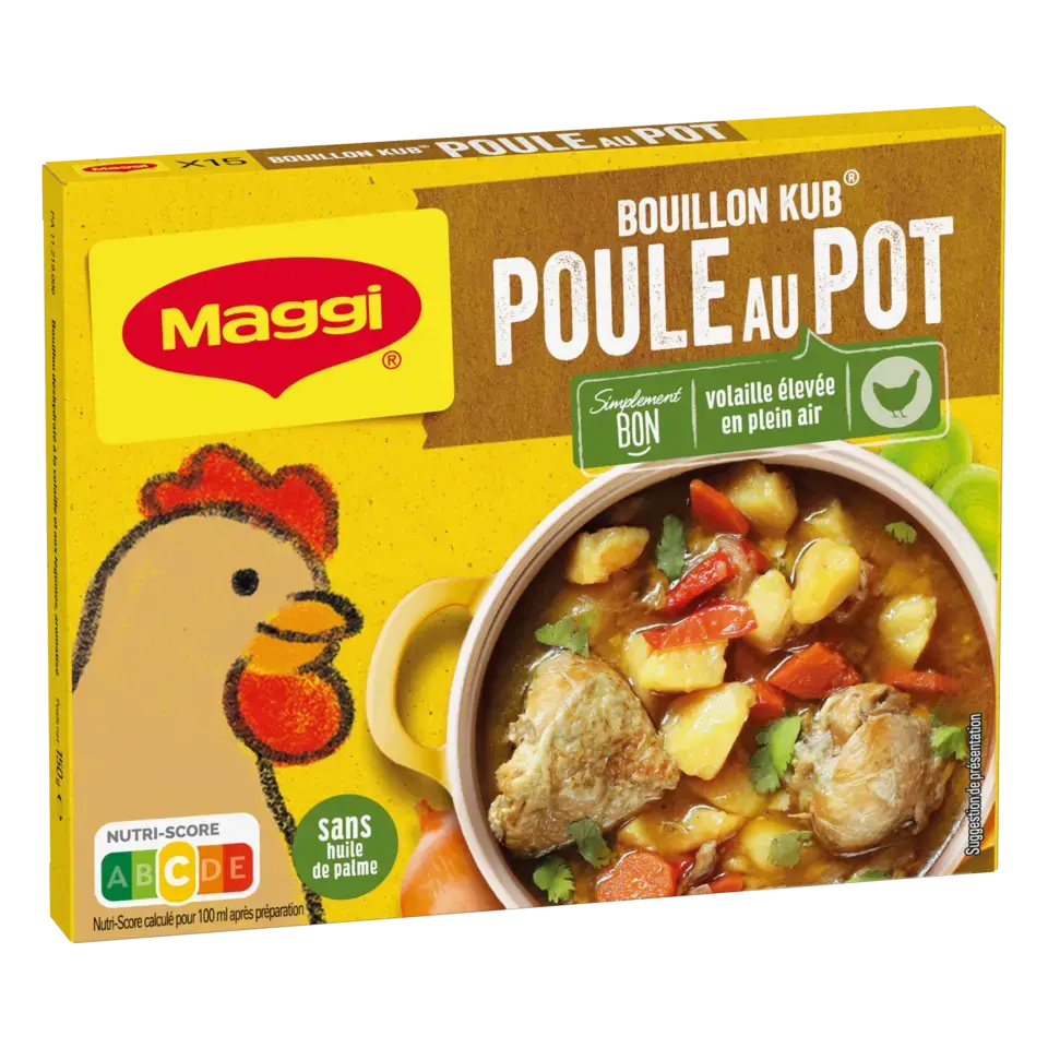 MAGGI Bouillon H Boiling Fowl Carton 20x150g FR