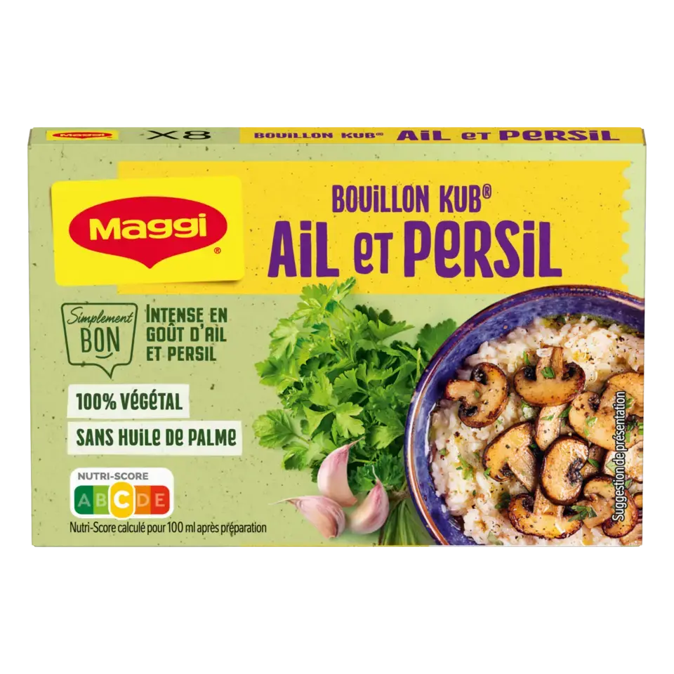 MAGGI Bouillon H Garlic and Parsley Carton 20x80g FR
