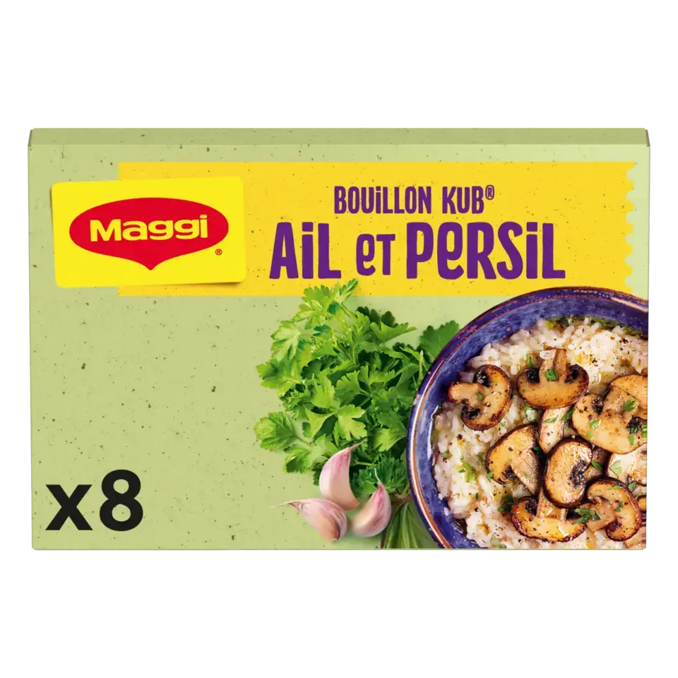 MAGGI Bouillon H Garlic and Parsley Carton 20x80g FR