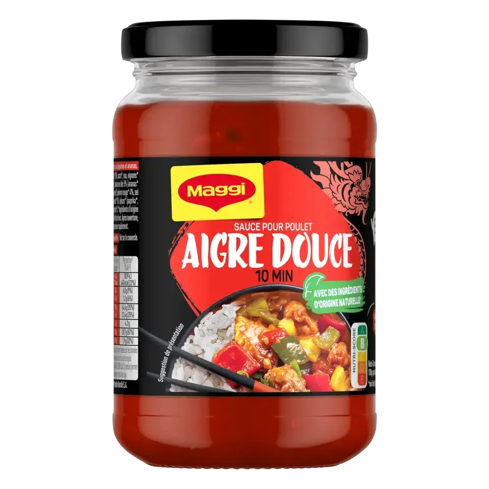 MAGGI MAGIC ASIA Sweet &amp; Sour Sauce Jar 6x355g FR