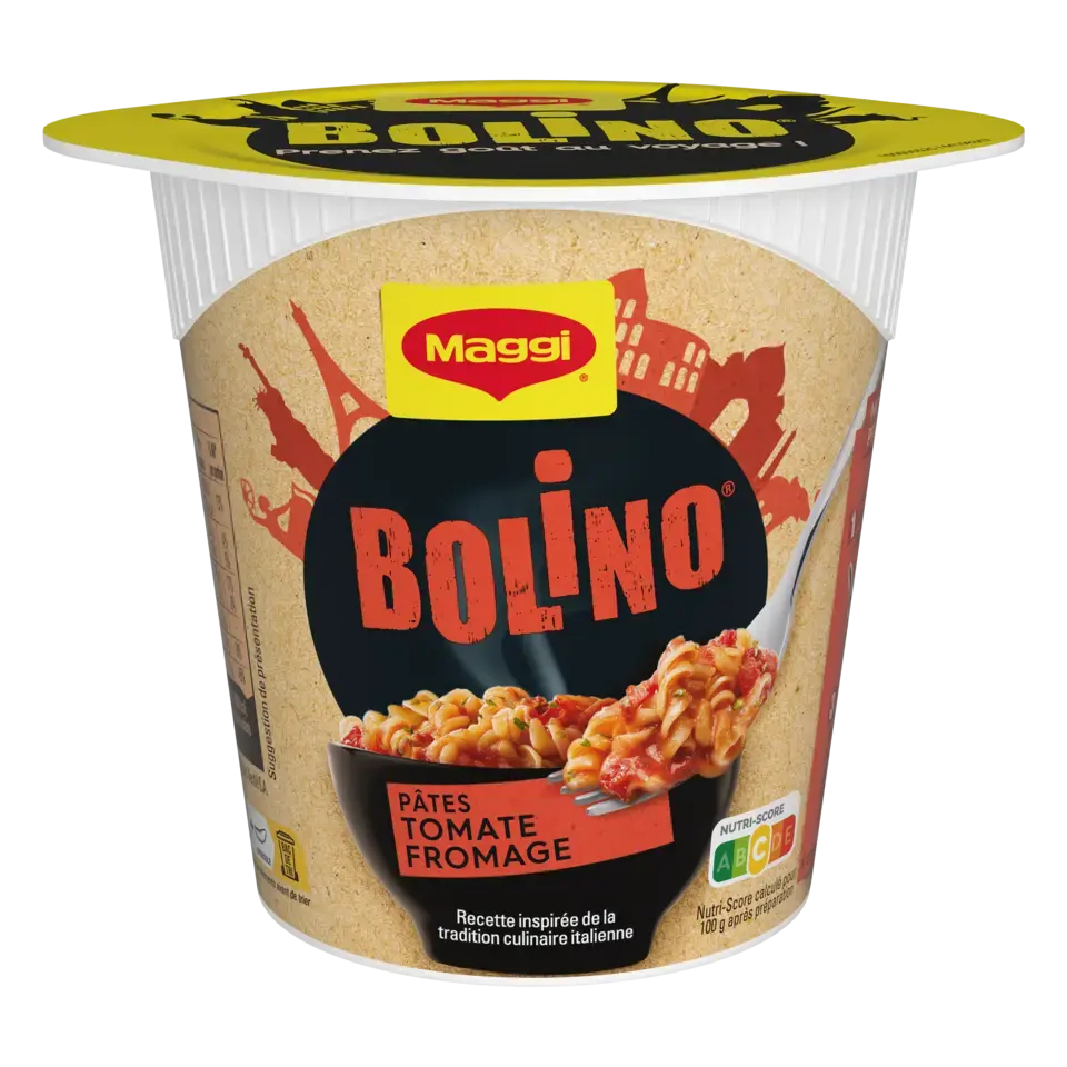 MAGGI BOLINO Pastes Tomato Mozz Cup 8x69g FR