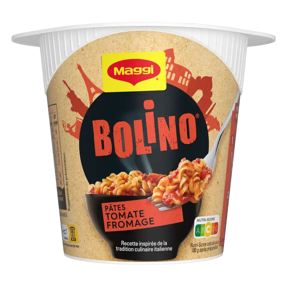 MAGGI BOLINO Pastes Tomato Mozz Cup 8x69g FR