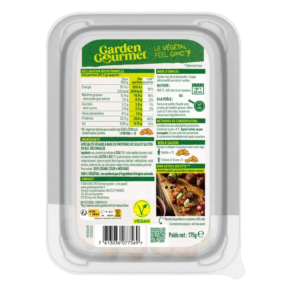 Bouchées Soja Garden Gourmet