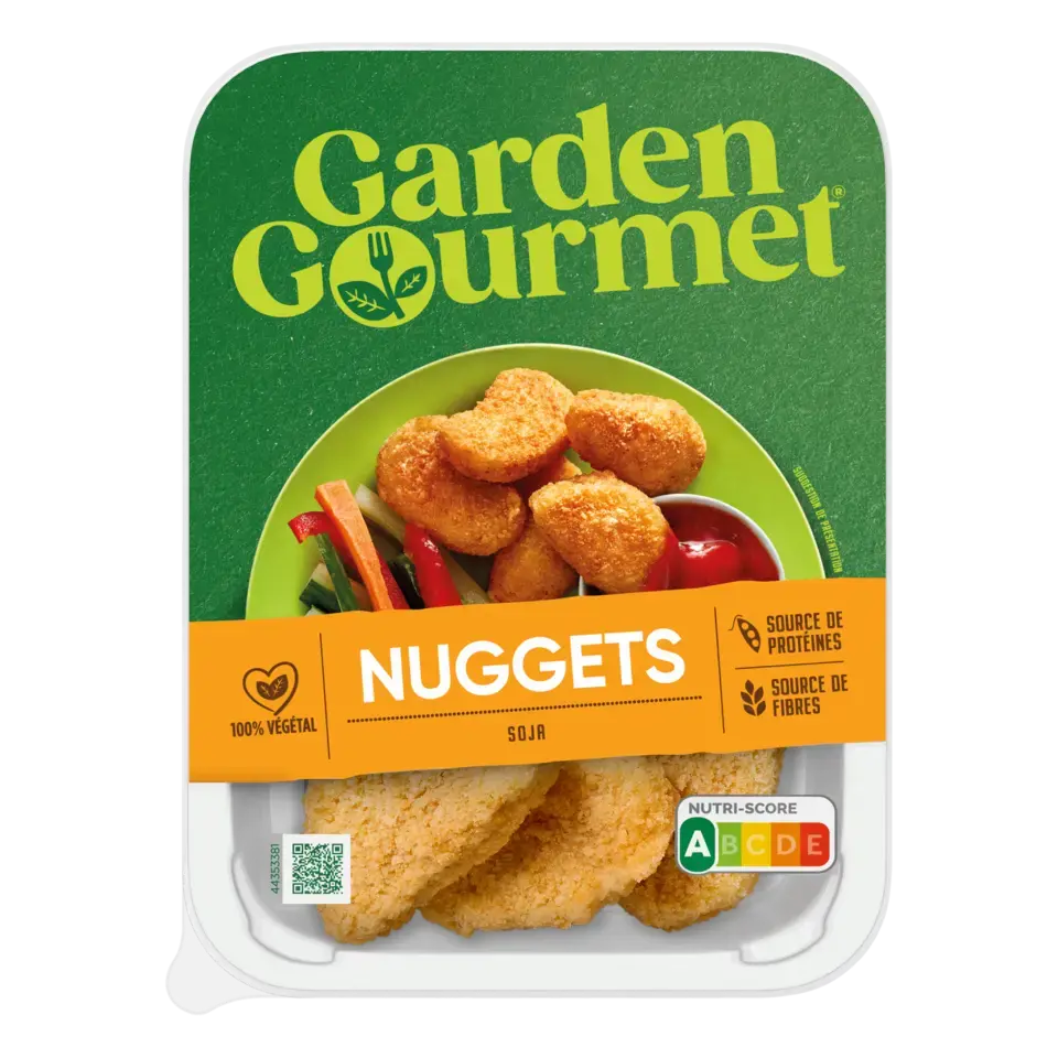 GARDEN GOURMET Vegan Nugget 1.7 Container 48x200g FR