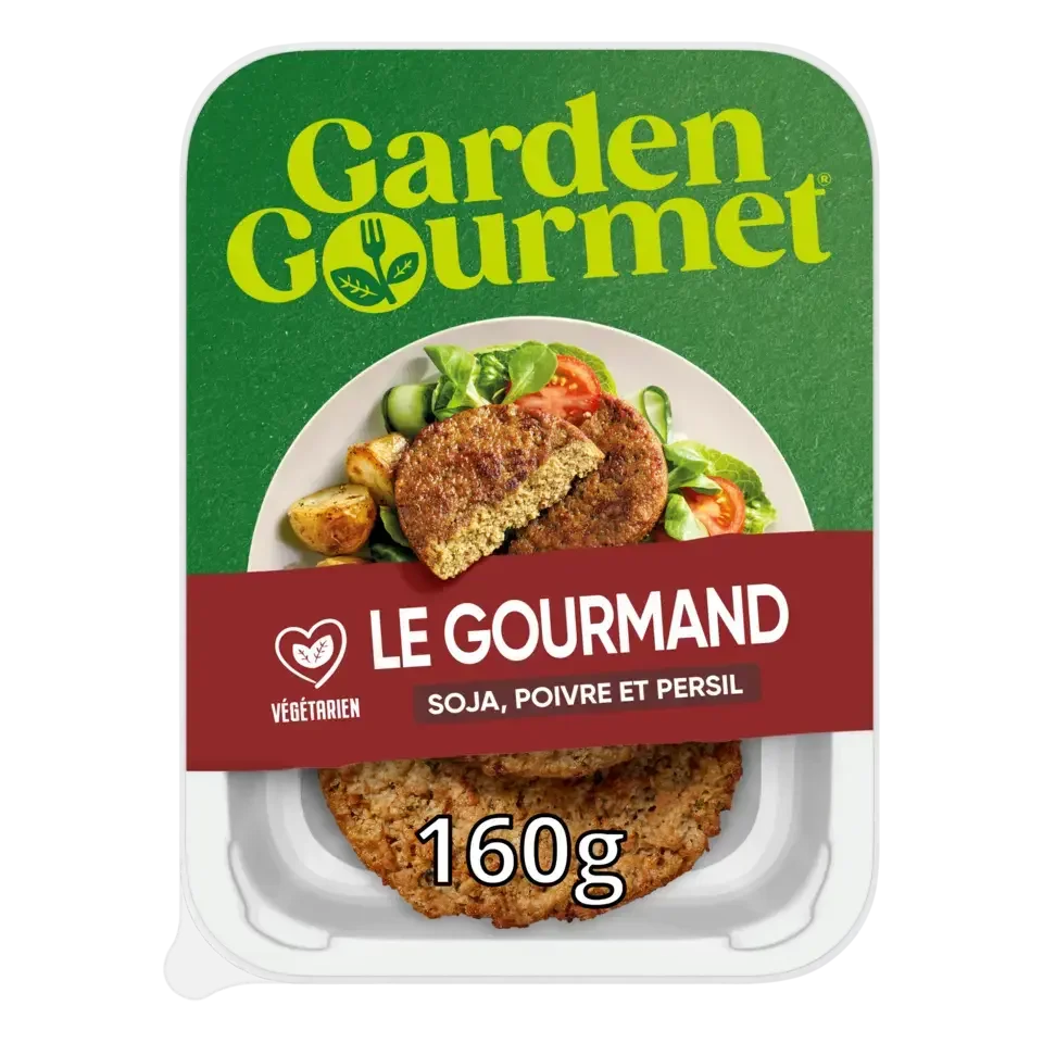 GARDEN GOURMET Vegetarian Burger XL Peel Pack 48x160g FR
