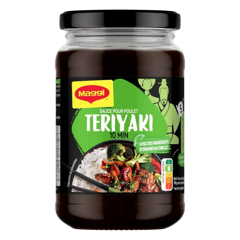 MAGGI MAGIC ASIA Teriyaki Sauce Ready To Heat Jar 355g FR
