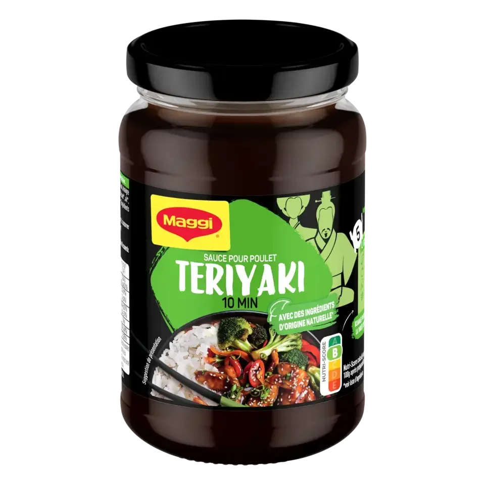 MAGGI MAGIC ASIA Teriyaki Sauce Ready To Heat Jar 355g FR