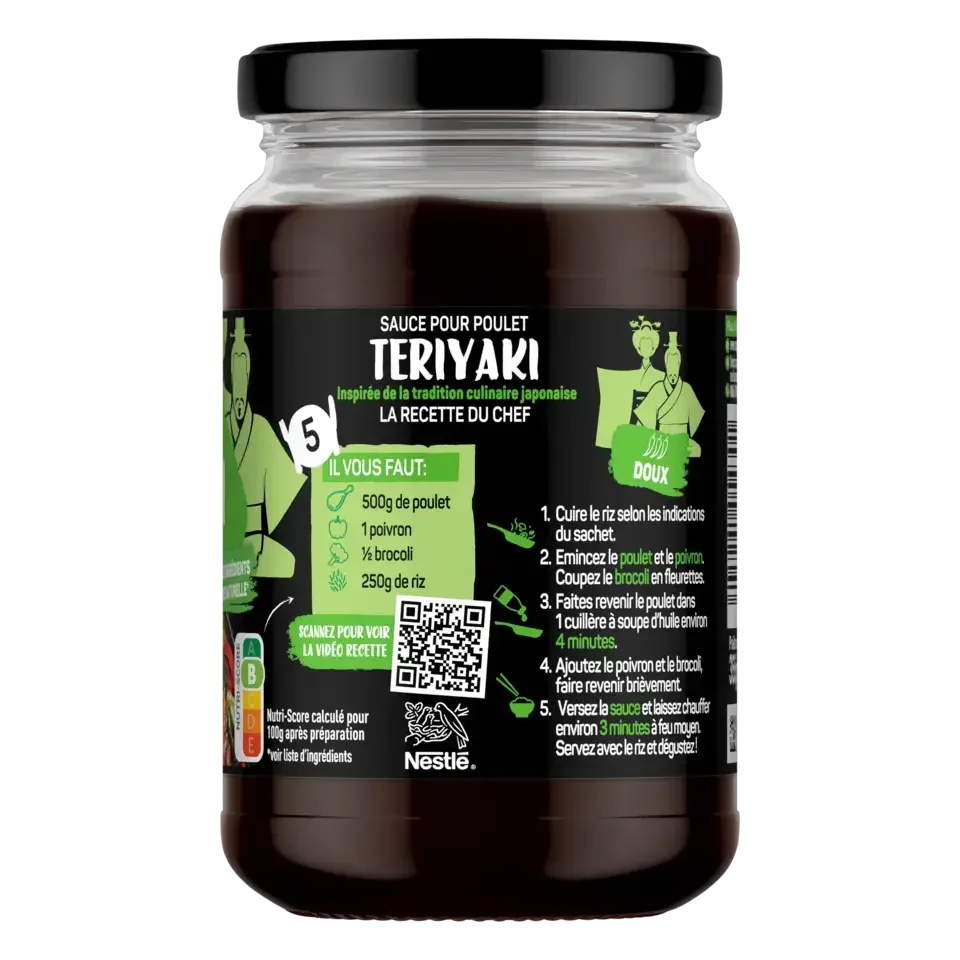 MAGGI MAGIC ASIA Teriyaki Sauce Ready To Heat Jar 355g FR