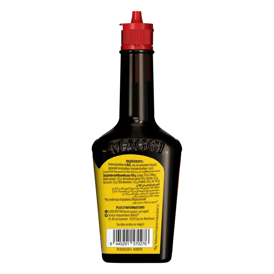 MAGGI Liquid Seasoning Halal Bottle 12x250g FR