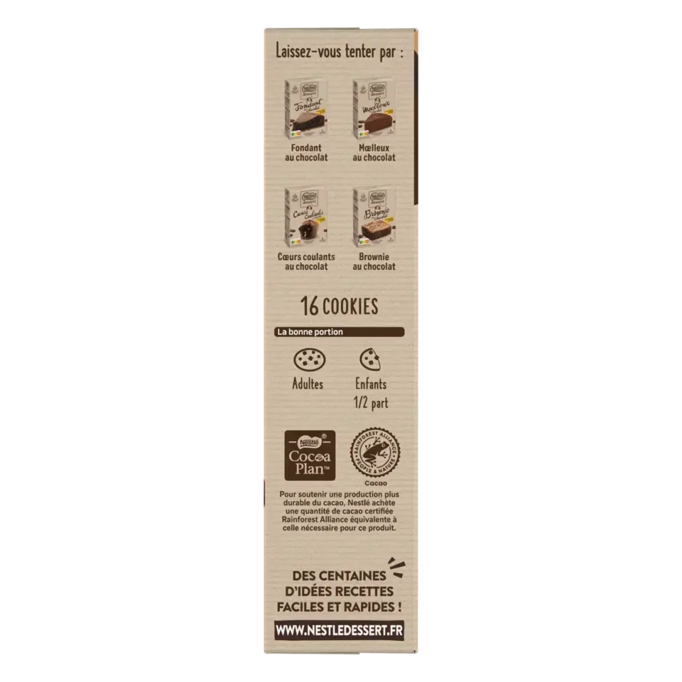 DESSERT Preparation Cookies Chocolate Box 351g FR