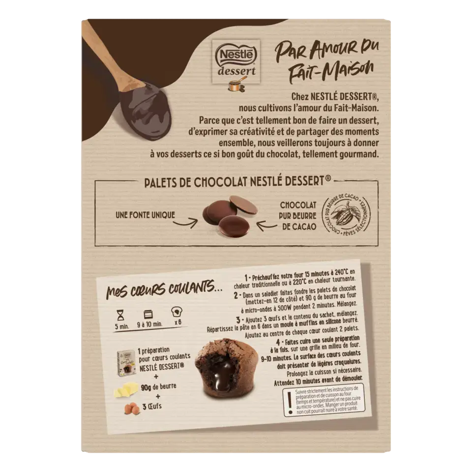 DESSERT Preparation Cake Smooth Chocolate Box 305g FR